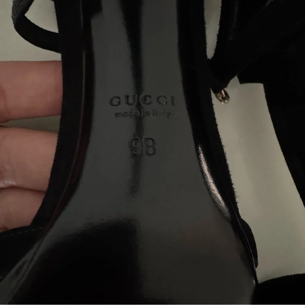 Gucci 4” black heels size 9 b - Picture 7 of 16